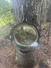 10β Polished Lodge Cast Iron Skillet (does Have Crack In Small Handle)