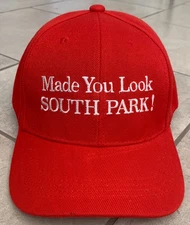 South Park Hat Political Parody Red Cap ANTI MAGA 2025 USA Anti Trump