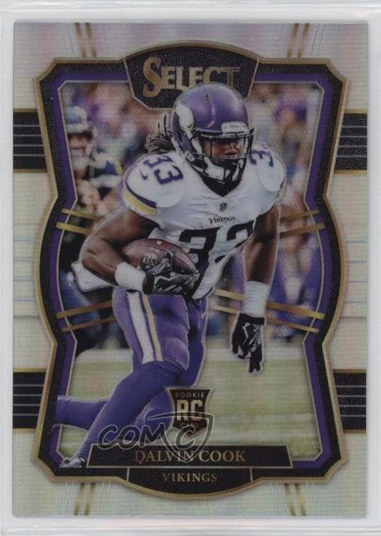 2017 Panini Select Premier Level Silver Prizm Dalvin Cook #173 10vy