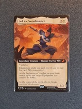 MTG Sokka, Swordmaster - Extended Art - TLE - Near Mint+ Condition