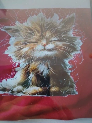 Ladies Top Short Sleeve Printed By Swp Cat Design Brand New Immediately Post - Image 1 of 2