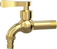 Kitchen Faucet Bathroom Sink Tap Gold Color Brass One Handle Kitchen Faucet, Wal