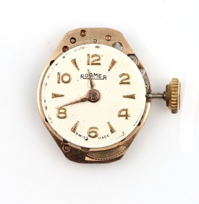 roamer zifferblatt und uhrwerk.