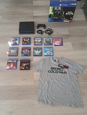 Ps4 mit 11 Spielen Gratis Tshirt Spielpaket Sony PlayStation 4