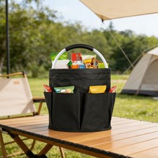 Foldable Cleaning Caddy, Portable Beach Baske...