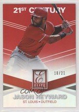 2015 Panini Elite 21st Century Red 10/21 Jason Heyward #91 u6m