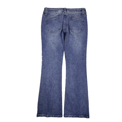 J. Galt Shanghai Brandy Melville Low Rise Flare Jeans Y2K Women