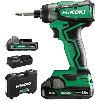 [Amazon.co.jp Exclusive] HiKOKI 18V Impact Driver WH18DD with First-Time Repair