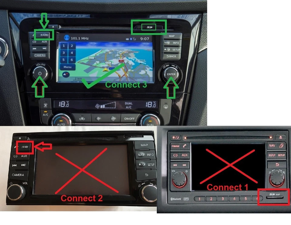 SD Karte Navigation NISSAN CONNECT 3 EUROPA V7 2021/2022 KE288-LCNKEV7 NEU NEW - Bild 3 von 3