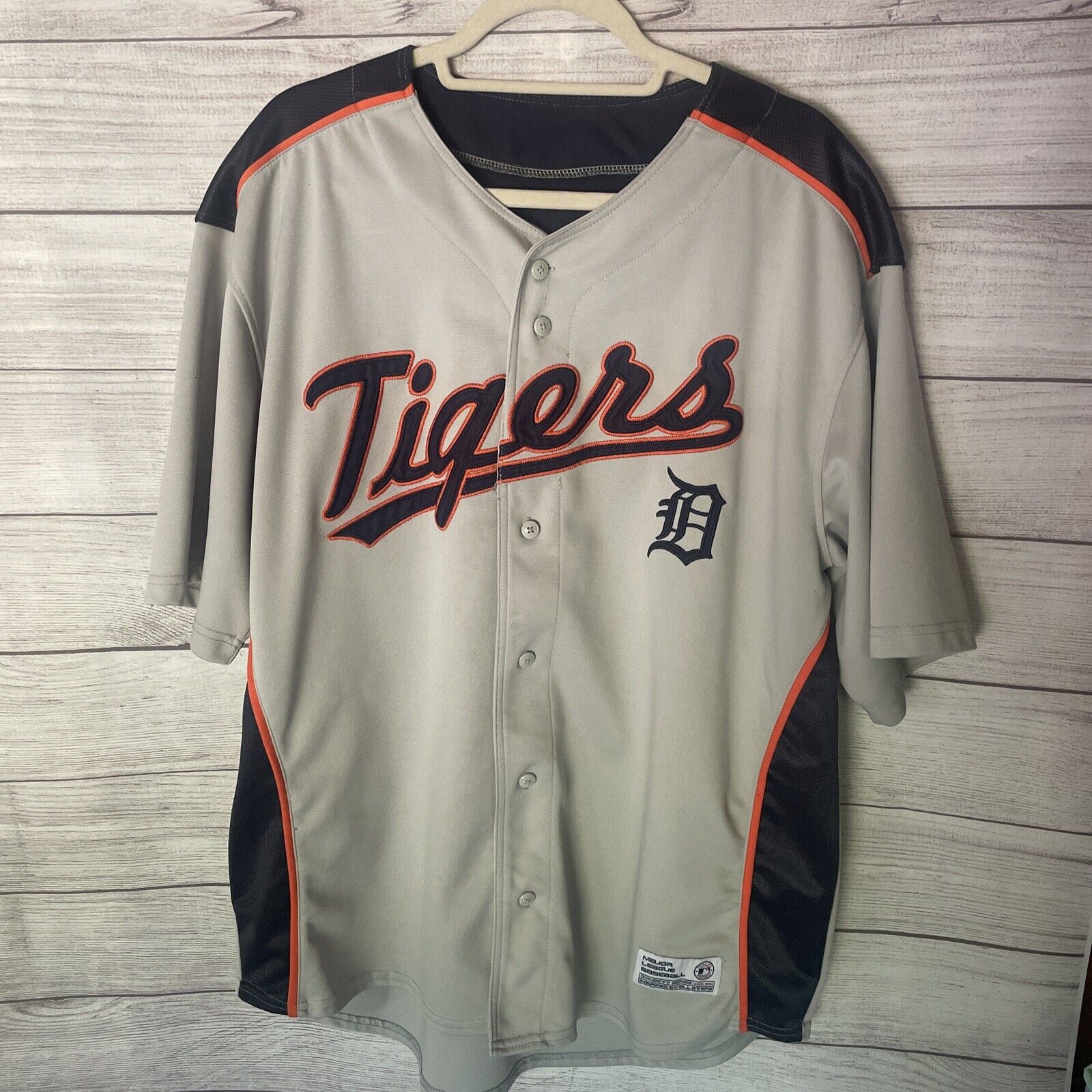 Detroit Tigers Jersey, Major Leage Baseball, Dynasty, Men's Size XL