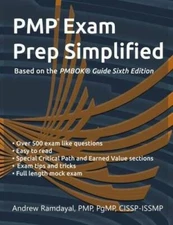PMP Exam Prep Simplified: Based on PMBOK Guide Sixth Edition - GOOD