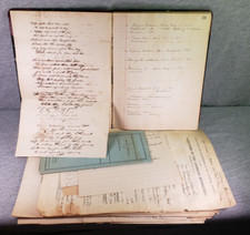 Skinner, Jones, Johnson & More Handwritten Genealogical Records & Documents Lot