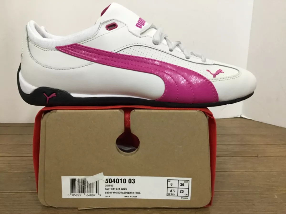 Puma Fast Cat Leather Womens sneaker 304010 03 white rose