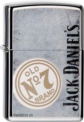 Original ZIPPO Jack Daniels Logo Circle Old No.7 Brand 2004098 Neu & OVP