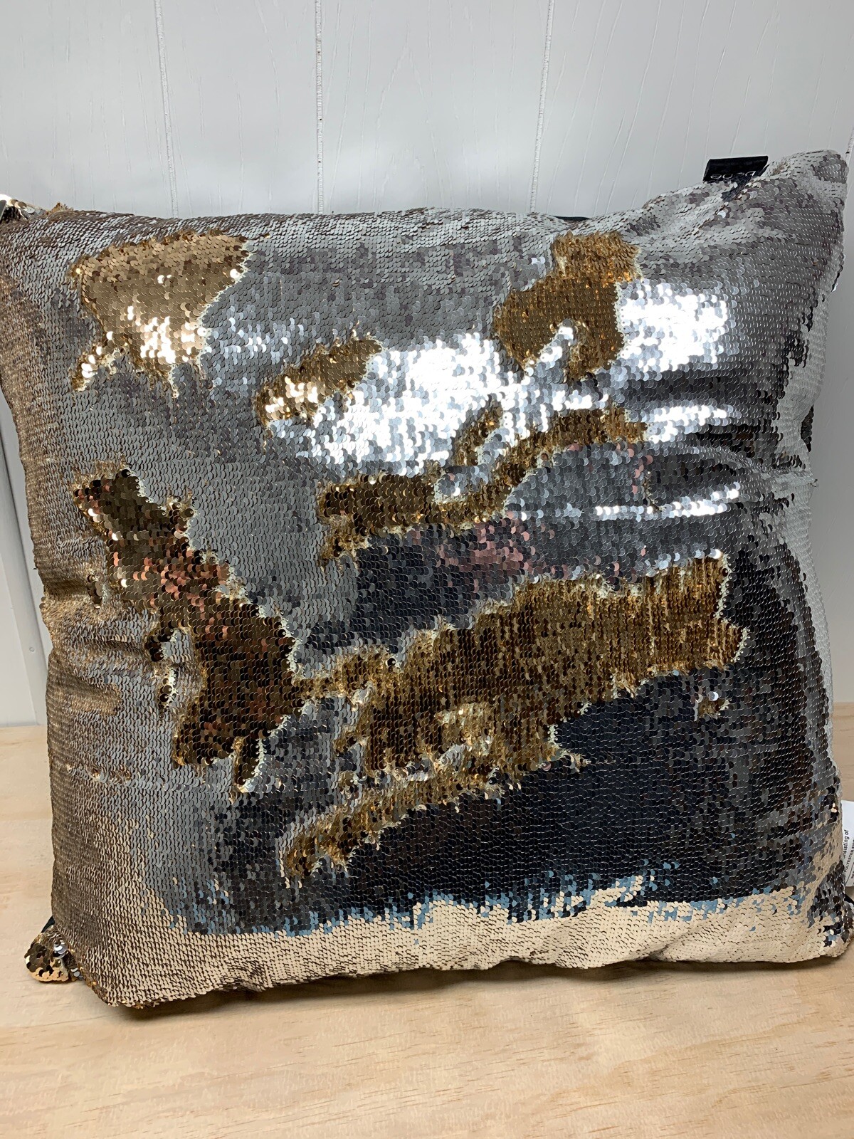 bebe gold throw pillows