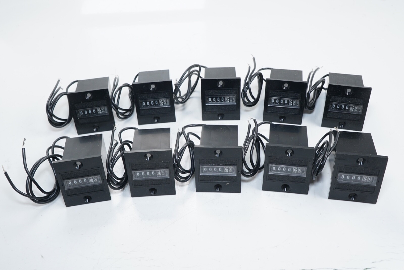 10pcs Veeder COUNTER 779086-207 Panel Mount Totalizer 12V 1.5W NON-RESET 6 DIGIT
