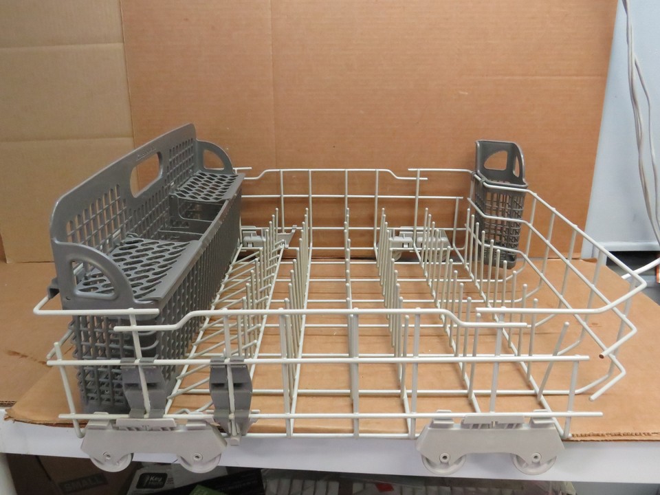 KitchenAid Dishwasher Lower Rack + Silverware Basket Part W10728159