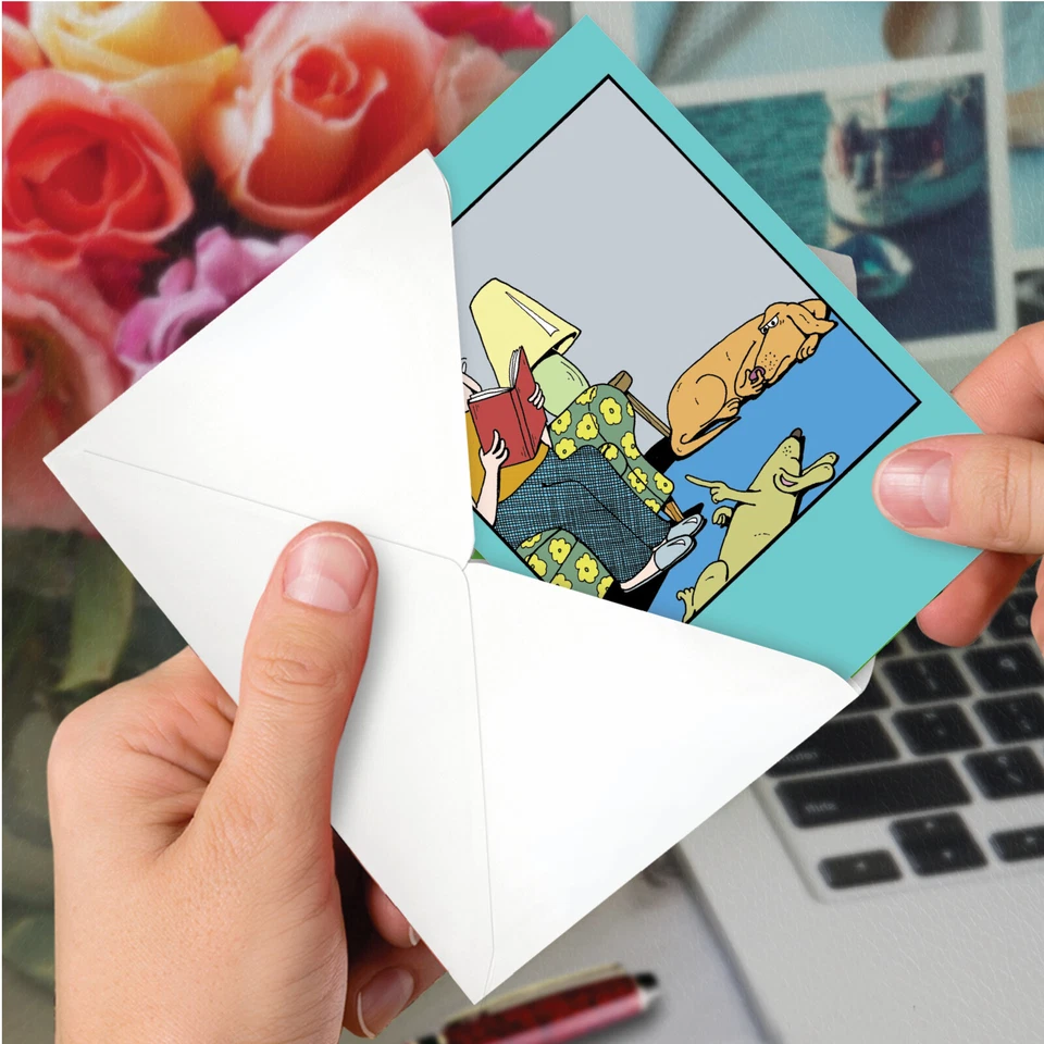 1 смешная поздравительная открытка на день рождения — Bday Dog Fart — конверт в комплекте, сделано в США - Изображение 4 из 4