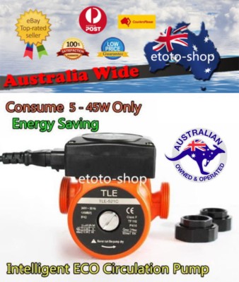 240V ECO Solar Heating Hot Water Circulation Pump 3 Speed, 5 - 45W ...