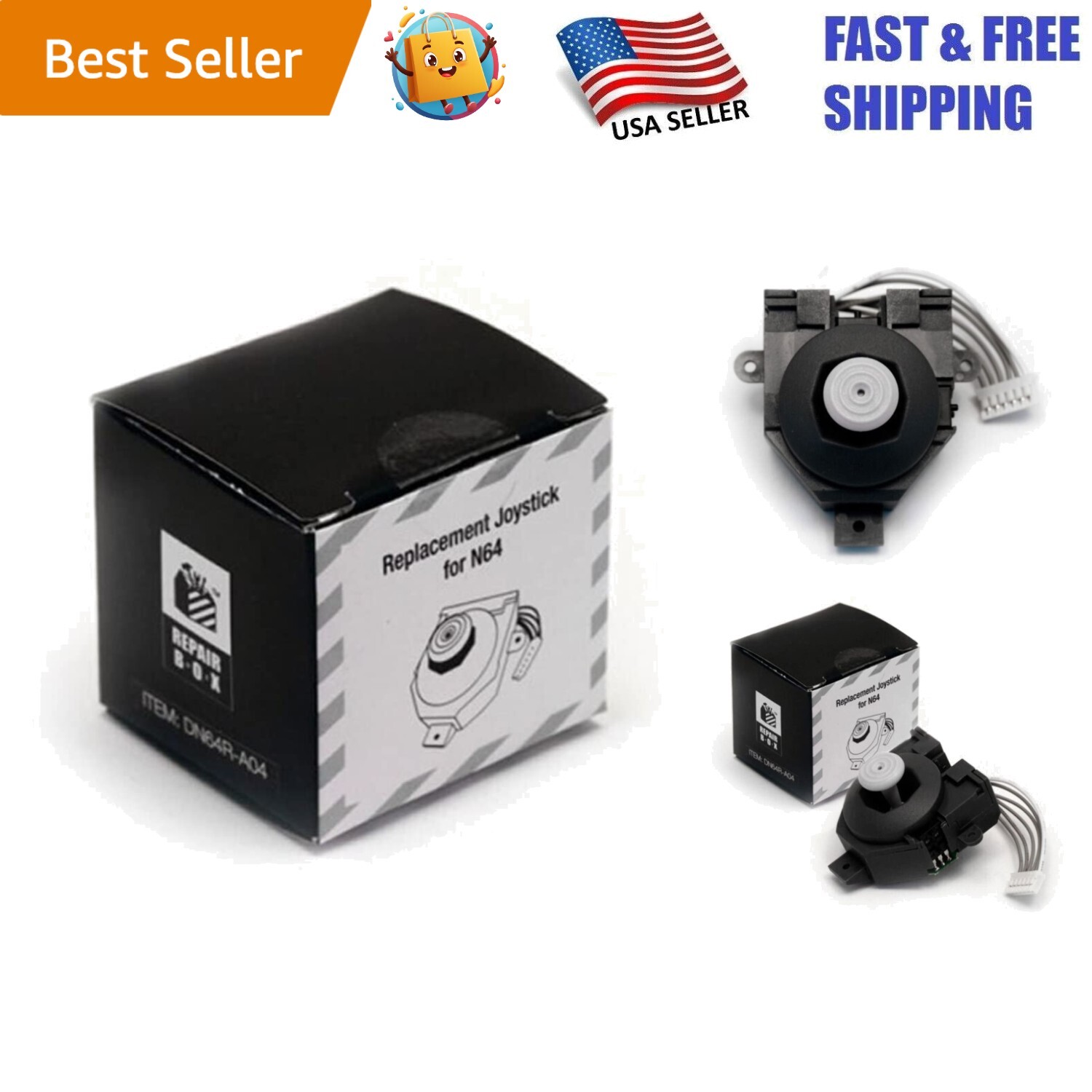 Essential RepairBox Replacement Joystick for Your N64 Controllers