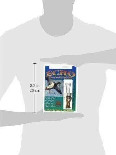 Echo Calls Diamonwood Timbers Double Reed Duck Calls, Natural - Image 2 of 2