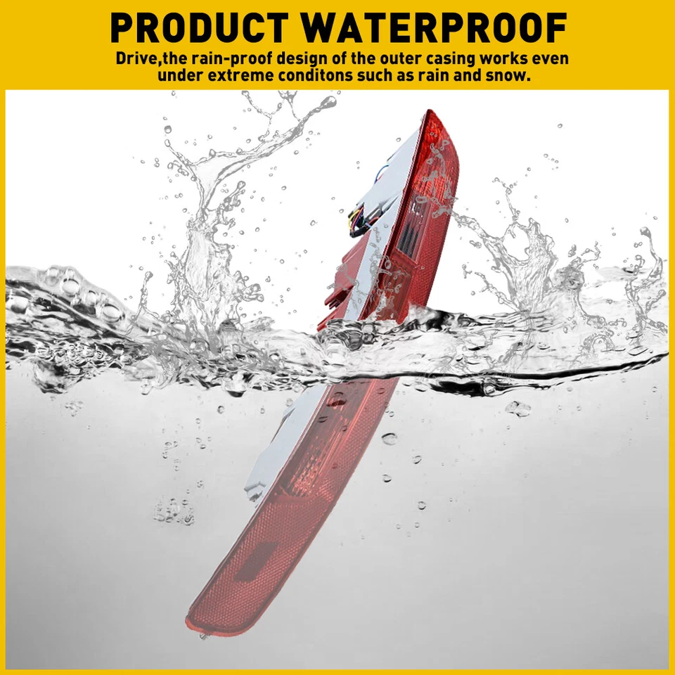 PARAGOLPES TRASERO LADO CONDUCTOR LUZ FRENO TRASERO LUZ FRENO TRASERO REFLECTOR PARA AUDI Q5 2009-16 Foto 4 de 4