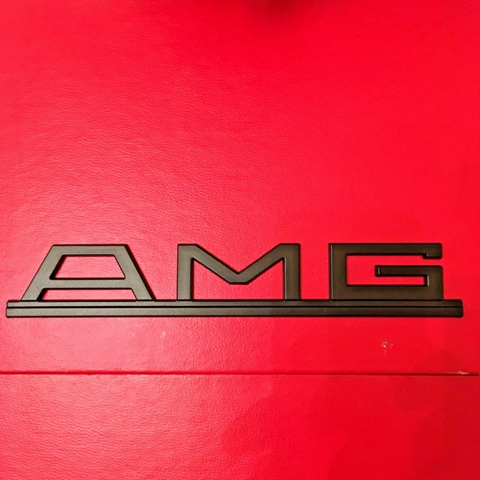 AMG Mercedes Pre Fusión ESTILO R107 W124 W126 W116 emblema insignia logotipo 4 Foto 2 de 4