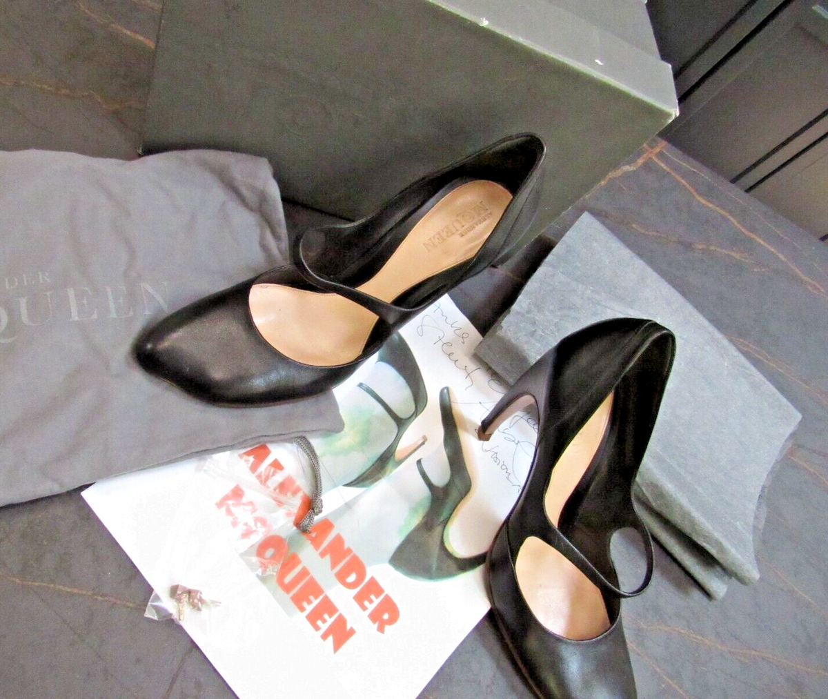 RARE Alexander McQueen Original ANATOMIC Dress shoe curve Heels