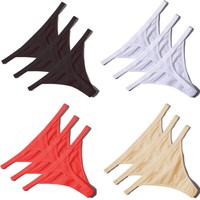 Sexy T-back 3 Pack Women Solid Cotton G String Thongs Panties Underwears Bikini