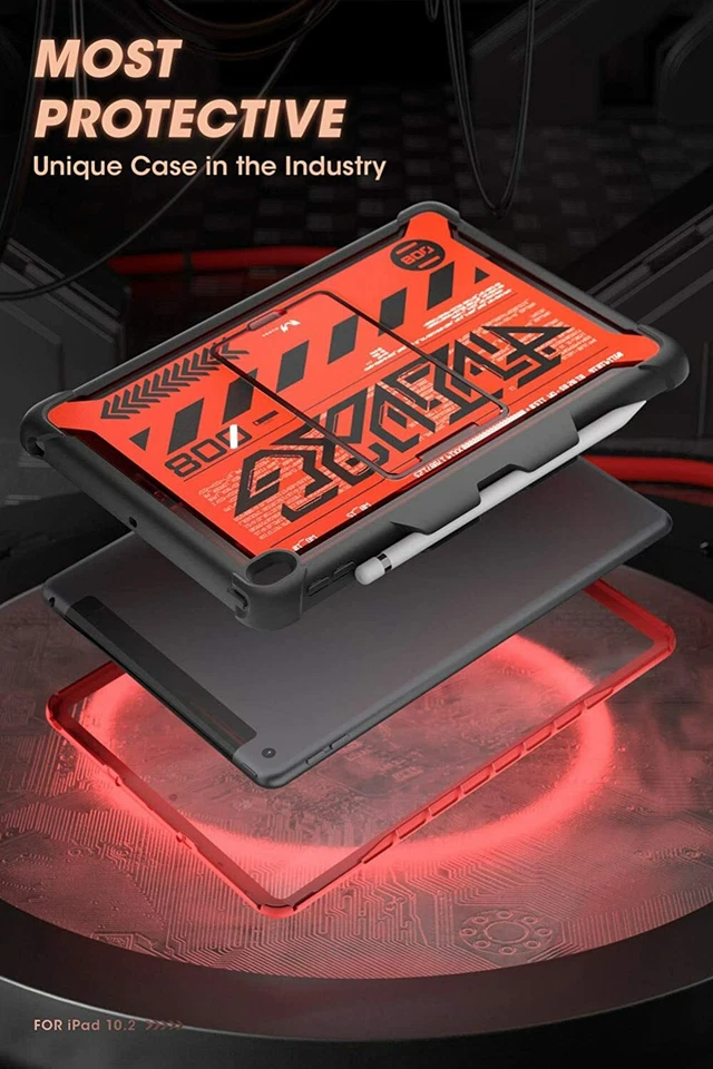 Mumba for iPad 7th/8th/9th Gen 10.2" DualLayer Case Shockproof Shell Back Cover - Image 2 of 4