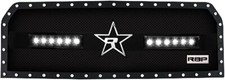 Rbp Rbp-967579 Rx-3 Midnight Edition Led Black Studded Frame Grille 2015-2017 Rbp Rbp-967579 Rx-3 Midnight Edition Led Black Studded Frame Grille 2015-2017