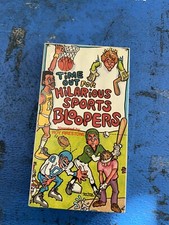 TIME OUT FOR HILARIOUS SPORTS BLOOPERS VHS - ROY FIRESTONE - 1988