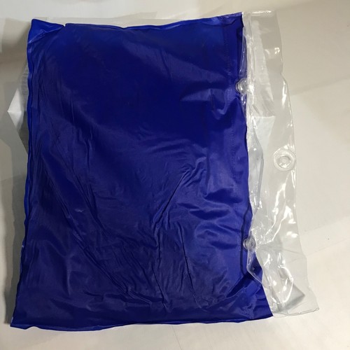 Neese Blue Rainwear Poncho 50x80 100% PVC Electronically Welded Seams Full Cut - Picture 4 of 4