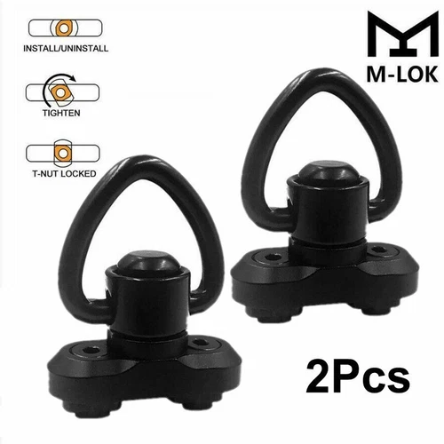 Single Point Gun Rifle Sling Bungee Strap w/ M-LOK Quick Release QD Sling Swivel - Bild 29 von 44