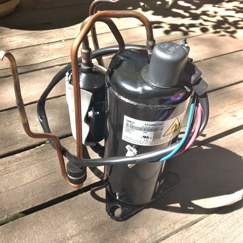 AC GMCC Rotary Air Conditioning Compressor KSM99E11VEZ, 115V, R32/R410A, 1.5 Ton