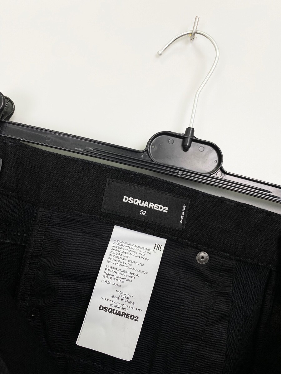 DSQUARED2 24-7 Star Black Jeans Made in Italy Size 52 | eBay DSQUARED2 24-7 Star Black Jeans Made in Italy Size 52 | eBay