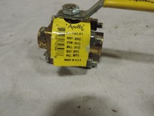 APOLLO 8214201 3/8" Ball Valve, BronzeThreaded, 3PC Full Port, 316SS Ball & Stem