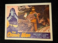 The Cosmic Man (1959) - VINTAGE  "11x14 " Lobby Card #6 John Carradine