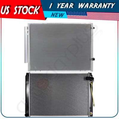 Radiator and AC Condenser Kit For 2004 2005 2006 Toyota Sienna