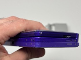 Nintendo 3DS (CTR-001) Midnight Purple w/ 2GB SD Card + NEW CHARGER - WORN