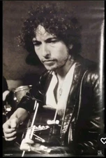 Vtg 1998 Bob Dylan Poster East West Touring #9017 Rolled By Funky Enterprise 