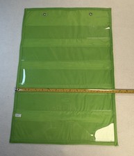 Pocket Chart Small Green School Hanging Classroom Wall