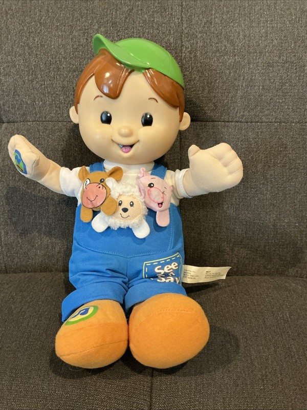 Mattel Fisher Price See ‘N Say Buddy The Farmer Talking Plush Boy Doll 2007
