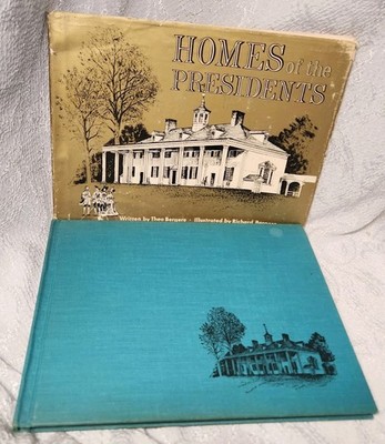 Homes of the Presidents by Thea Bergere 1962 HC DJ RARE Book United States Vtg