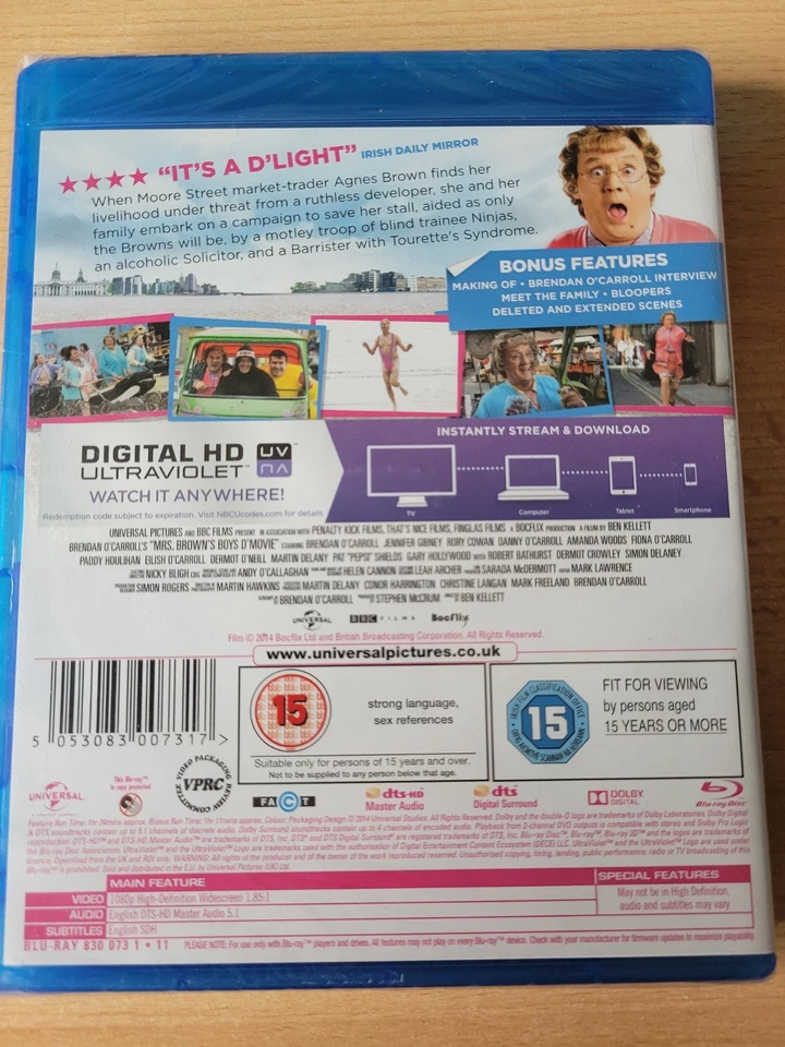 Mrs. Brown's Boys Blu-Ray (2014) New / Sealed - Image 2 of 2