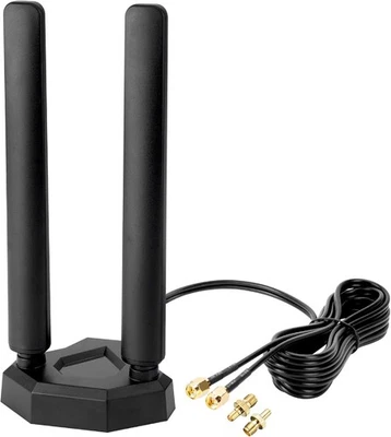 Nelawya 4G LTE/5G Sub-6 Antenne SMA TS9 Stecker Breitband 8dbi 600-3980MHz