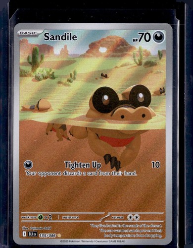 Pokemon Sandile #135/086 SV: Black Bolt