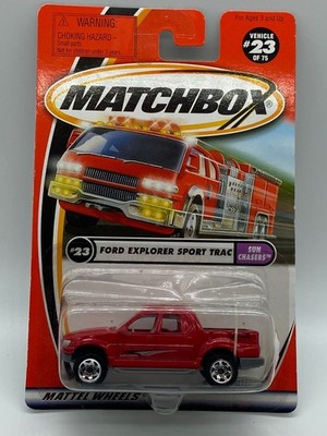 Matchbox Ford Explorer Sport Trac #23 rot 2001 sealed (Erstausgabe)