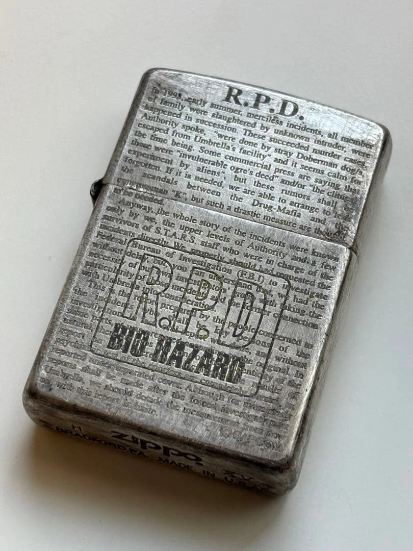 Resident Evil Lighter Indiana OTHER Collectible Zippo Lighters for