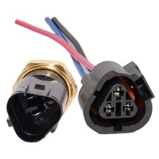 Radiator Coolant Temp Sensor Pigtail Plug Temperature Sensor Set Compatible with